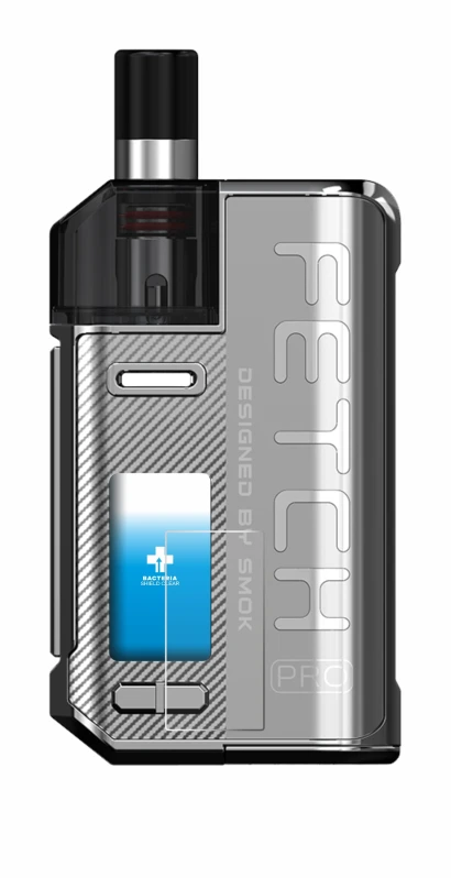 Image of the device Smok Fetch 80W Pro with a wide variety of screen protectors.