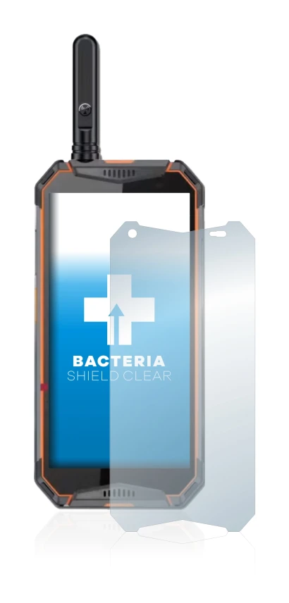Image of the device Ulefone Armor 3w with a wide variety of screen protectors.