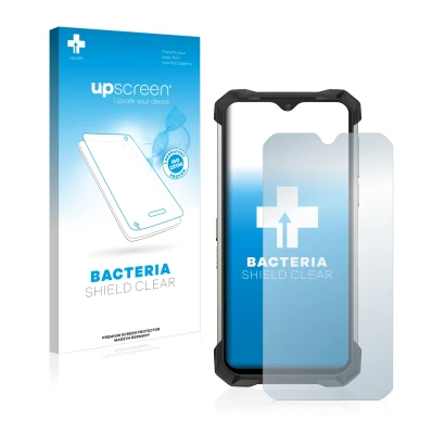 Front side of a product packaging with the brand logo upscreen. Next to it is the device Doogee S88 Pro shown with the corresp