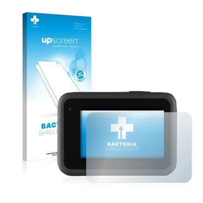 Front side of a product packaging with the brand logo upscreen. Next to it is the device GoPro Hero 9 Black shown with the cor