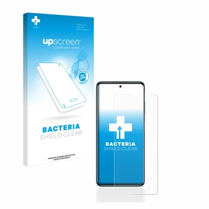 Front side of a product packaging with the brand logo upscreen. Next to it is the device Xiaomi Poco X3 NFC shown with the cor