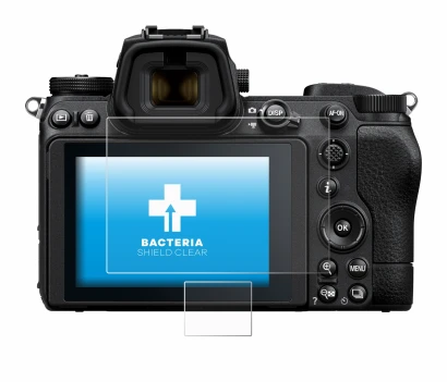 Image of the device Nikon Z 6 II with a wide variety of screen protectors.