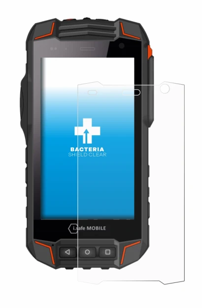 Image of the device i.safe MOBILE IS530.1 with a wide variety of screen protectors.