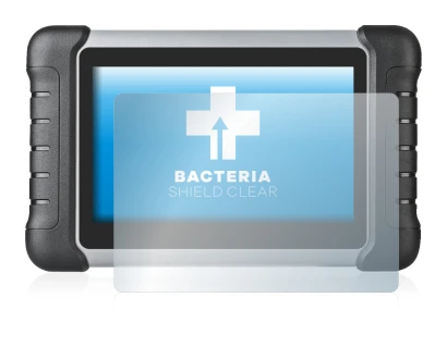 Image of the device Autel MaxiCOM MK808 with a wide variety of screen protectors.