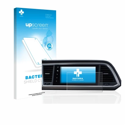 Front side of a product packaging with the brand logo upscreen. Next to it is the device Seat Ateca Style Go 2020 Infotainment