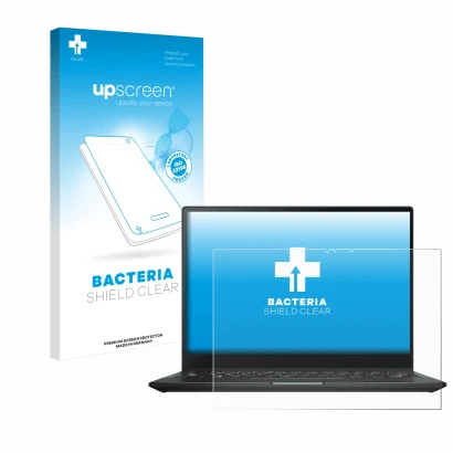 Front side of a product packaging with the brand logo upscreen. Next to it is the device ASUS Rog Flow X13 2022 shown with the