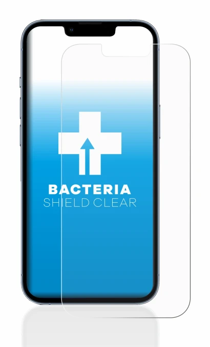 Image of the device Apple iPhone 13 Pro with a wide variety of screen protectors.