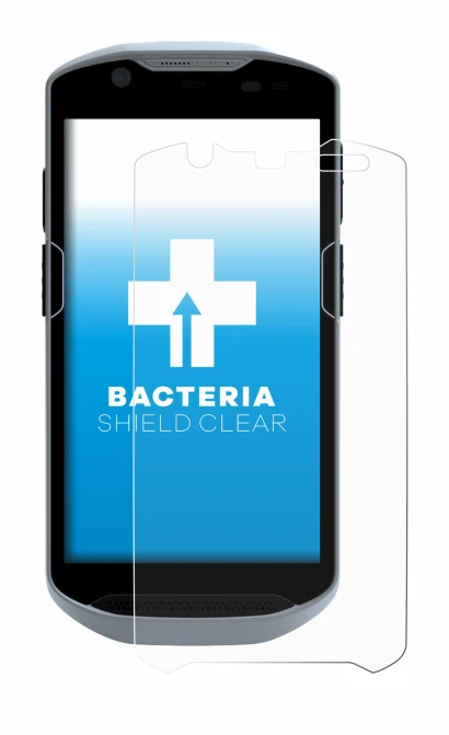Image of the device Zebra TC52x with a wide variety of screen protectors.