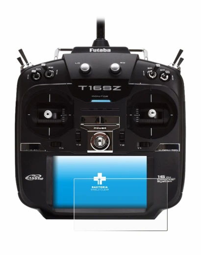 Image of the device Robbe Futaba T16IZ with a wide variety of screen protectors.