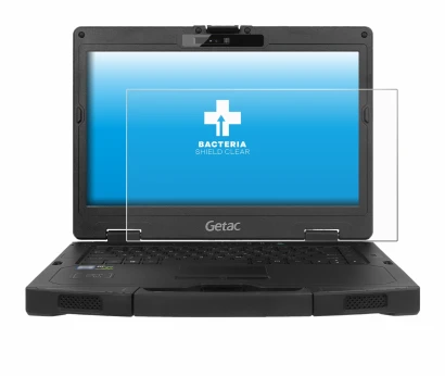 Image of the device Getac S410 with a wide variety of screen protectors.