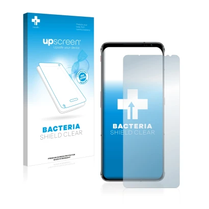 Front side of a product packaging with the brand logo upscreen. Next to it is the device ZTE Nubia Red Magic 6s Pro shown with