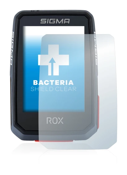 Image of the device Sigma ROX 2.0 with a wide variety of screen protectors.