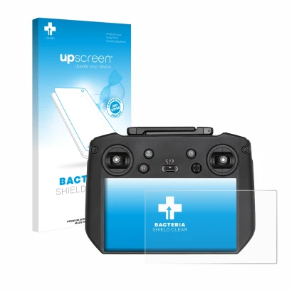 Front side of a product packaging with the brand logo upscreen. Next to it is the device DJI RC Pro shown with the correspondi