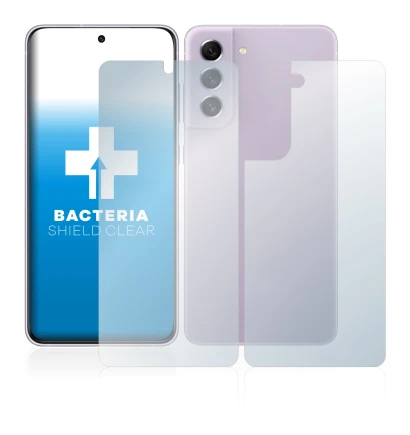 Image of the device Samsung Galaxy S21 FE 5G (Front+Back) with a wide variety of screen protectors.