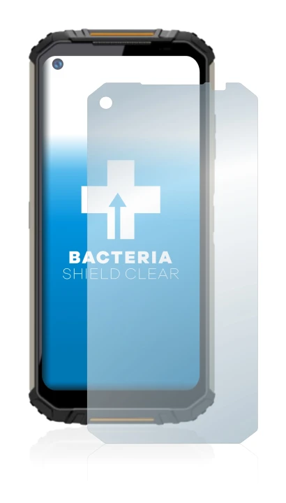 Image of the device Oukitel WP16 with a wide variety of screen protectors.