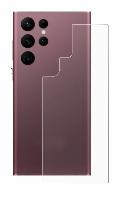 Image of the device Samsung Galaxy S22 Ultra 5G (Back) with a wide variety of screen protectors.