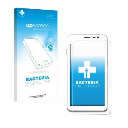 Front side of a product packaging with the brand logo upscreen. Next to it is the device Pax A77 shown with the corresponding