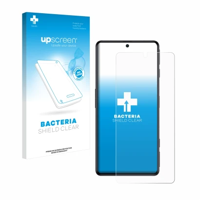 Front side of a product packaging with the brand logo upscreen. Next to it is the device Xiaomi Poco F4 GT shown with the corr