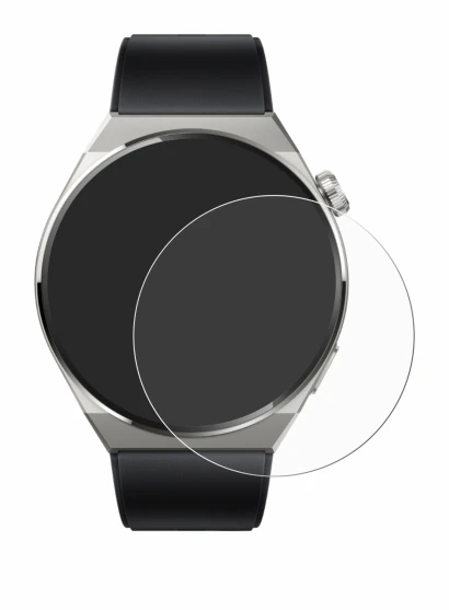 Image of the device Huawei Watch GT 3 Pro Titanium (46mm) with a wide variety of screen protectors.