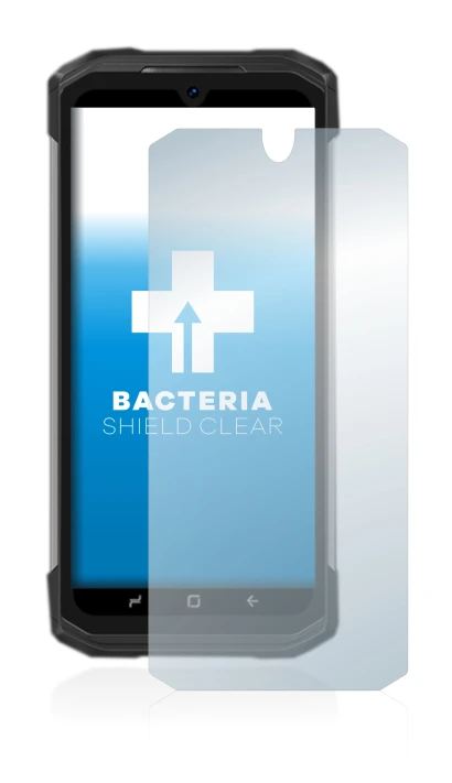 Image of the device Doogee S98 Pro with a wide variety of screen protectors.