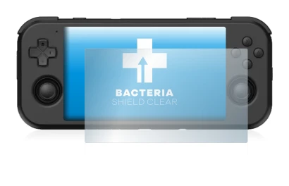 Image of the device Retroid Pocket 3 with a wide variety of screen protectors.