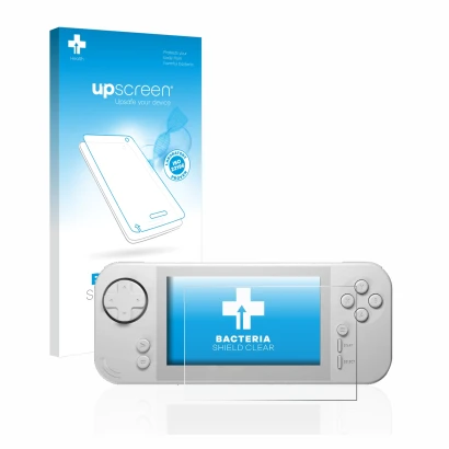 Front side of a product packaging with the brand logo upscreen. Next to it is the device Evercade EXP shown with the correspon
