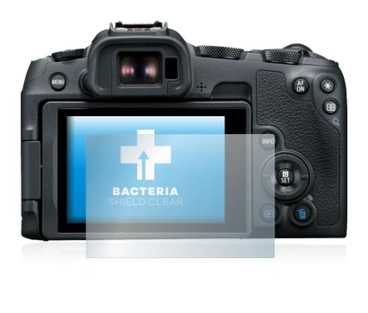 Image of the device Canon EOS R8 with a wide variety of screen protectors.