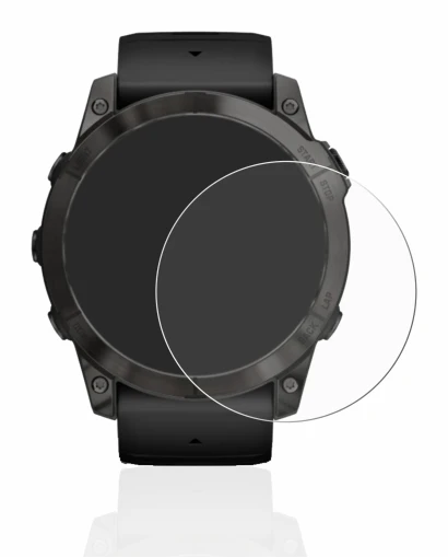 Image of the device Garmin Epix Pro (Gen 2) (51 mm) with a wide variety of screen protectors.