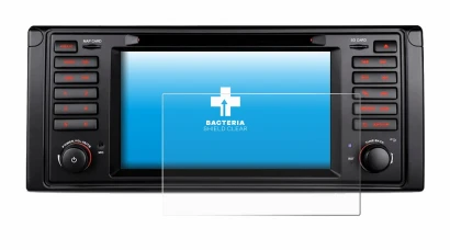 Image of the device Xtrons IQ7039B with a wide variety of screen protectors.