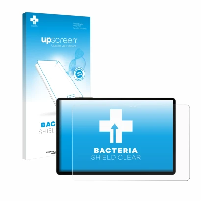 Front side of a product packaging with the brand logo upscreen. Next to it is the device Samsung Galaxy Tab S9 WiFi shown with