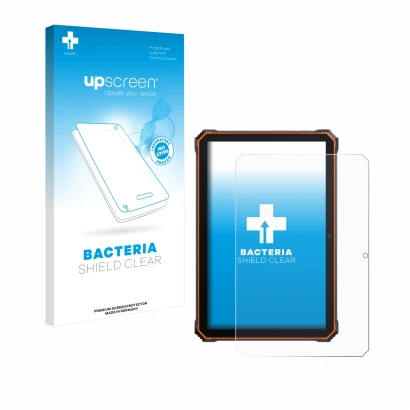 Front side of a product packaging with the brand logo upscreen. Next to it is the device Blackview Active 6 shown with the cor