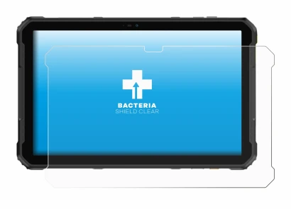 Image of the device Ulefone Armor Pad 2 with a wide variety of screen protectors.