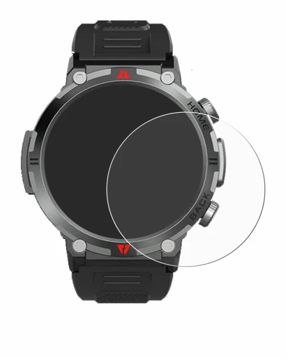 Image of the device IFMDA S100 1.45" with a wide variety of screen protectors.