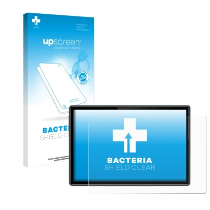 Front side of a product packaging with the brand logo upscreen. Next to it is the device Doogee U10 shown with the correspondi