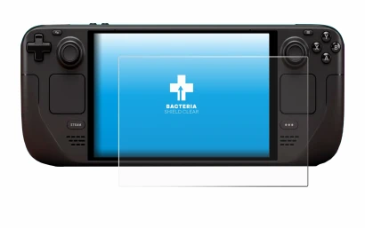 Image of the device Valve Steam Deck OLED with a wide variety of screen protectors.