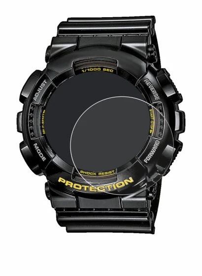 Image of the device Casio G-Shock GA-110GB-1A with a wide variety of screen protectors.