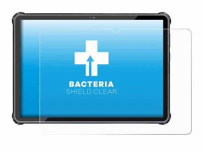 Image of the device Oukitel RT6 with a wide variety of screen protectors.