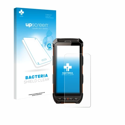 Front side of a product packaging with the brand logo upscreen. Next to it is the device iDTronic C9 RED shown with the corres