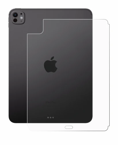 Image of the device Apple iPad Pro 11" 2024 (Back) with a wide variety of screen protectors.