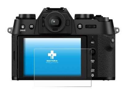 Image of the device Fujifilm X-T50 with a wide variety of screen protectors.