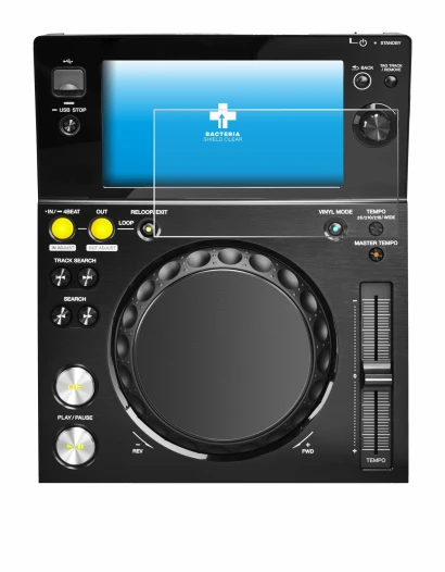 Image of the device Pioneer XDJ -700 with a wide variety of screen protectors.