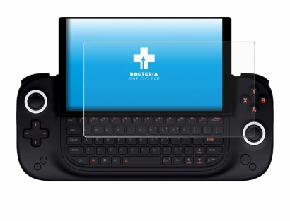 Image of the device Ayaneo Slide with a wide variety of screen protectors.