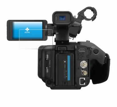 Image of the device Sony PXW-Z200 with a wide variety of screen protectors.