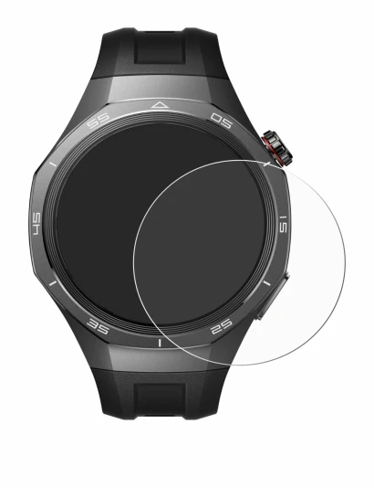 Image of the device Huawei Watch GT 5 Pro (46 mm) with a wide variety of screen protectors.