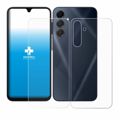 Image of the device Samsung Galaxy A16 5G (Front+Back) with a wide variety of screen protectors.