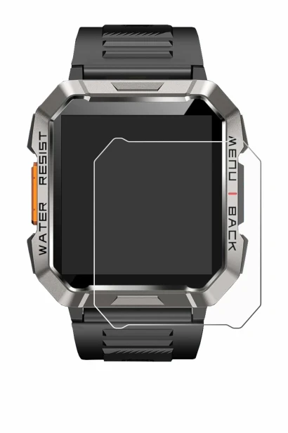 Image of the device Baolubao W60 with a wide variety of screen protectors.