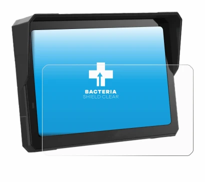 Image of the device Carpuride W702 Pro 7" with a wide variety of screen protectors.