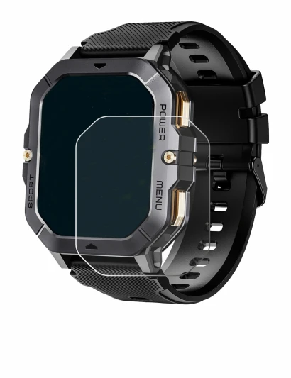 Image of the device Oukitel BT101 2.02" with a wide variety of screen protectors.