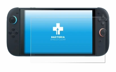 Image of the device Nintendo Switch 2 with a wide variety of screen protectors.