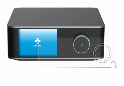 Image of the device WiiM Ultra with a wide variety of screen protectors.